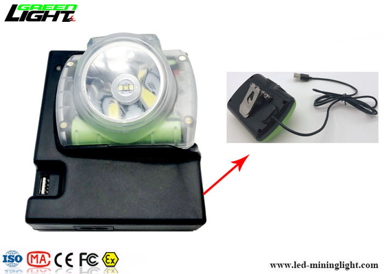3.7V 1.78W 13000lux軽量の再充電可能な抗夫の安全コードレス帽子ランプ