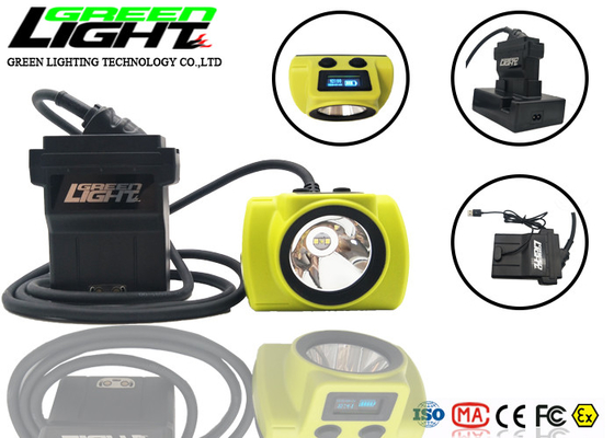 金山のための6000k 4.07W 13.6Ah 25000luxワイヤーLED採鉱ライト