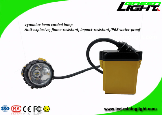 1200の周期3W 240Lum 450mA炭鉱ライト10.4Ah