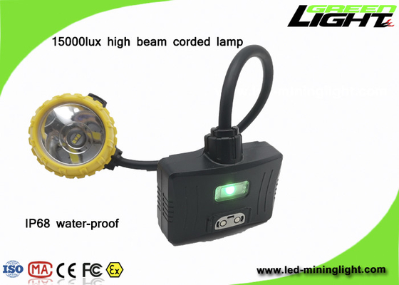 アルミニウム450mA 1.7W 15000luxは半採鉱のヘッドライトを束ねた