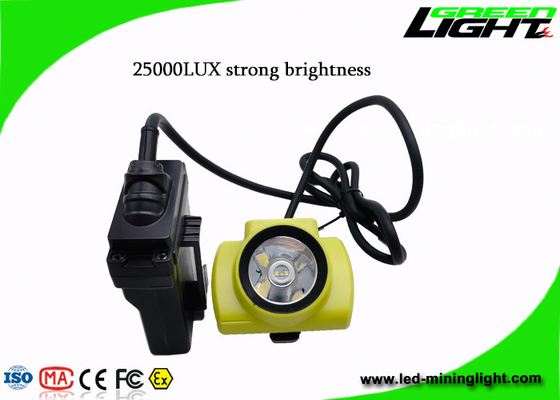 OLEDスクリーンが付いている4.07W 530lum 25000LUX鉱山の帽子ライト
