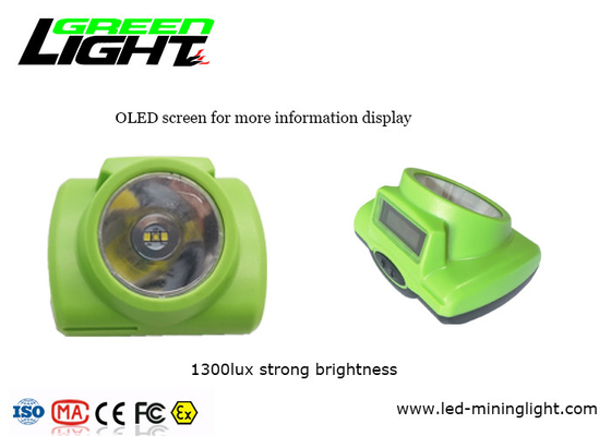 OLEDスクリーンが付いている1.78W 232Lum 1300lux LED鉱山ライト