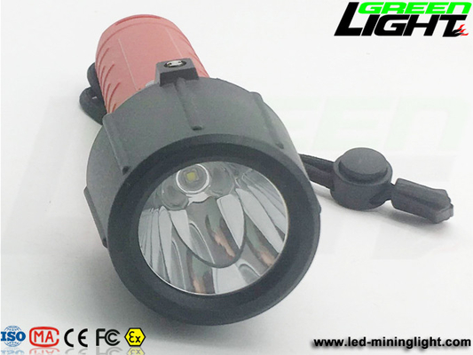 3000lux 2200mAhの耐圧防爆トーチ ライトIP68 450lum