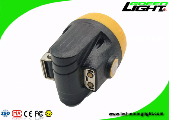 USBの充電器が付いている軽量1.1W 143lumコードレスLEDのヘルメット ライト3.8AH