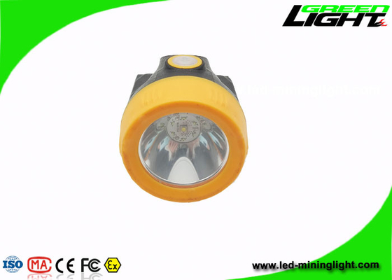 USBの充電器が付いている軽量1.1W 143lumコードレスLEDのヘルメット ライト3.8AH