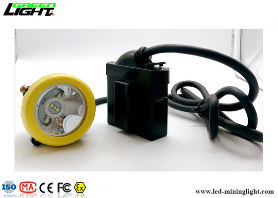 ATEX KL5LM 6.6Ah 216lum LED抗夫の帽子ランプ3.7Vは導かれたヘルメット ランプを束ねた