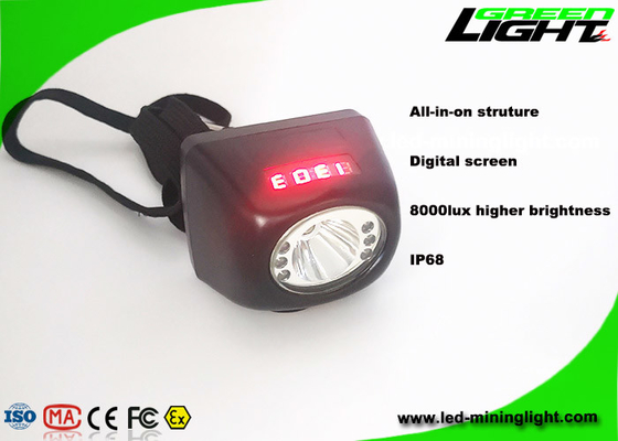 1.7W 8000luxの抗夫によって導かれるヘッドライト5.7Ah地下LED抗夫ライト