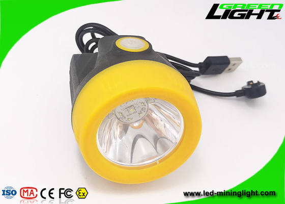 地下1.1Wを満たす110LUM 300mA LED鉱山のヘルメット ランプUSB