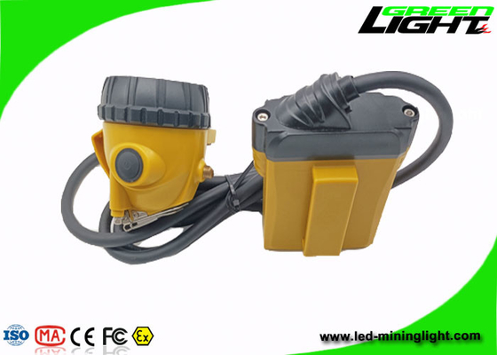 耐圧防爆390lum 25000lux LED鉱山の帽子ライト10.4Ah