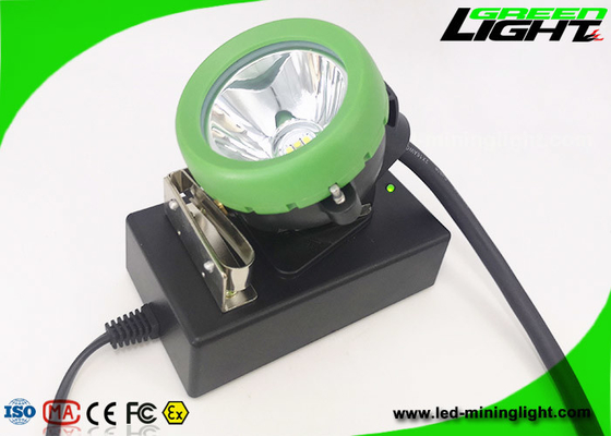 1.67W 10000lux LED鉱山の帽子ランプ6.6Ah再充電可能な抗夫ライト
