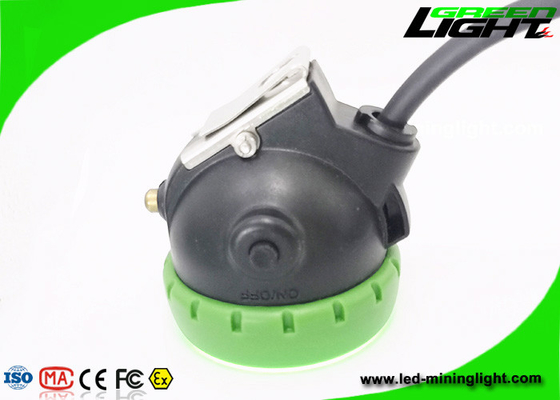 1.67W 10000lux LED鉱山の帽子ランプ6.6Ah再充電可能な抗夫ライト