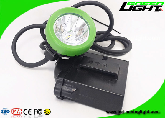 10000lux 7.8AhはLED鉱山の軽い1.67W地下の炭鉱ランプを束ねた