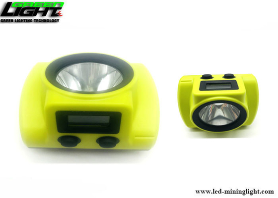ATEX 18000luxのUSBの充電器が付いている無線保安帽ランプのOledスクリーン6.8Ah
