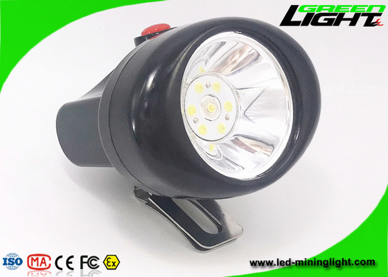 2.8Ah 180mA IP67堅いヘルメットのための防水抗夫の帽子ランプ