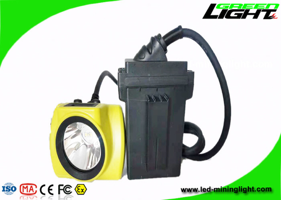18hrs長時間コード付きマイニングヘルメットライト25000lux IP68防水530lum 13.6Ah充電式ベストマイニングヘッドランプ
