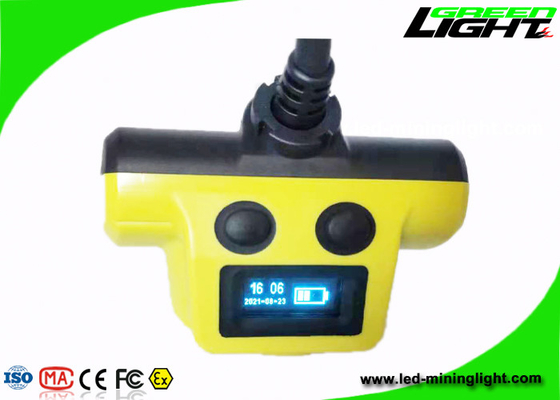 18hrs長時間コード付きマイニングヘルメットライト25000lux IP68防水530lum 13.6Ah充電式ベストマイニングヘッドランプ