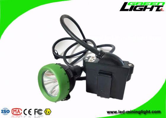 ABS シリコーン 1.67W 7.8Ah コード付き Led キャップ ランプ 10000Lux 充電式リチウム イオン バッテリー USB 充電マイナー ヘッドライト