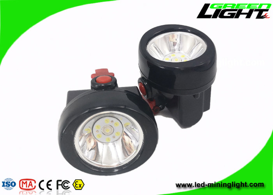 0.65W 4000Lux 携帯用コードレス帽子ランプの再充電可能なリチウム イオン小型ヘルメットのヘッドライト