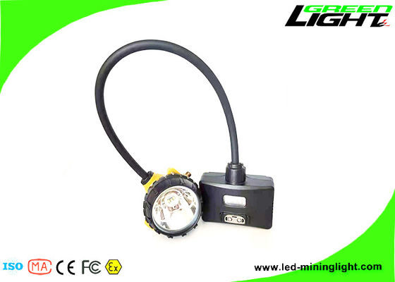 221lum 15000Luxは採鉱の帽子ランプ6.8Ah松下電器産業電池2の充満方法を導いた鉱山のための標識燈のヘッドライトを束ねた