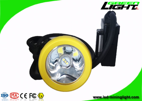 10000Lux LED鉱山石炭鉱業のために満たす軽い1.67w 7.8Ahの防水216lum再充電可能なヘッドライトUSB