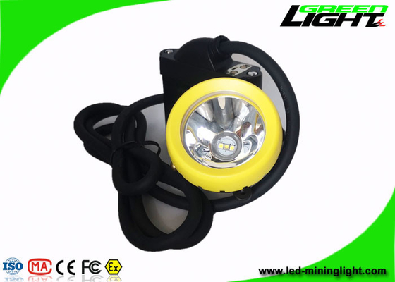 10000Lux LED鉱山石炭鉱業のために満たす軽い1.67w 7.8Ahの防水216lum再充電可能なヘッドライトUSB