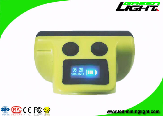 IP68 防水マイニング Led ライト 18000lux OLED 画面磁気 USB 充電コードレス マイナー キャップ ランプ SOS 付き