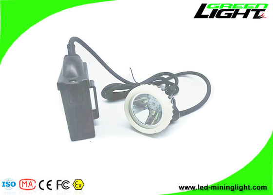 防水10000Lux LED鉱夫の帽子ランプの再充電可能なリチウム電池1.67W 6600mAhのABS PC