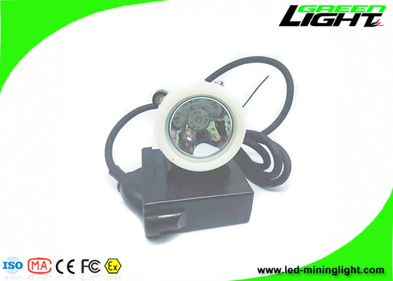 防水10000Lux LED鉱夫の帽子ランプの再充電可能なリチウム電池1.67W 6600mAhのABS PC