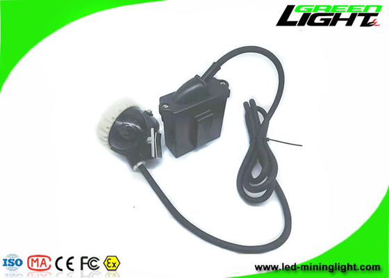 防水10000Lux LED鉱夫の帽子ランプの再充電可能なリチウム電池1.67W 6600mAhのABS PC