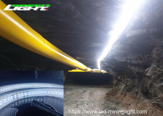 AC110V 35W LEDの適用範囲が広いストリップ ライトSMD2835 280LEDs二重列のトンネルの地下鉱山の屋外のための防水導かれたストリップ