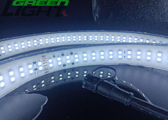 AC110V 35W LEDの適用範囲が広いストリップ ライトSMD2835 280LEDs二重列のトンネルの地下鉱山の屋外のための防水導かれたストリップ