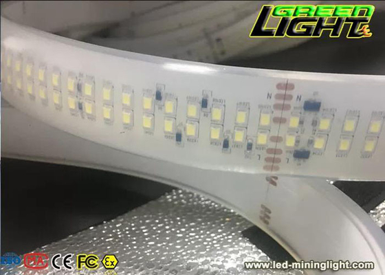 AC110V 35W LEDの適用範囲が広いストリップ ライトSMD2835 280LEDs二重列のトンネルの地下鉱山の屋外のための防水導かれたストリップ