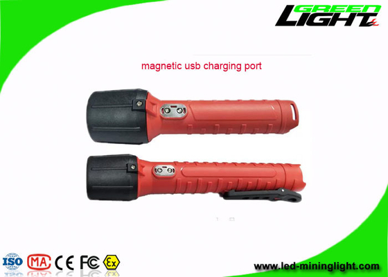 1300Lum LED 懐中電灯トーチ USB 充電式デジタル スクリーン IP68 屋外用防爆 Led トーチ