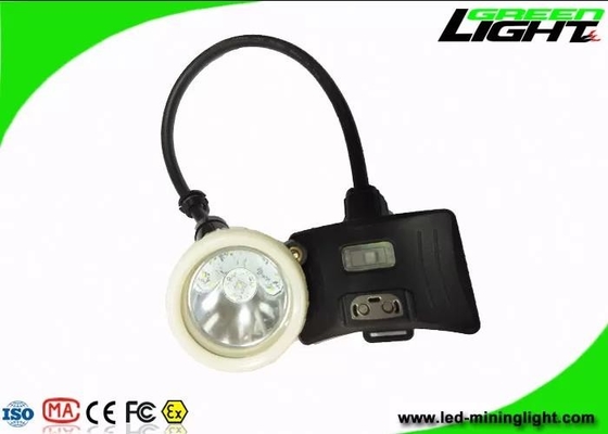 コード付きマイニング ヘルメット ライト 10000 ルクス充電式マイナー ヘッドランプ 5200mAh リチウム イオン バッテリー リア警告灯付き