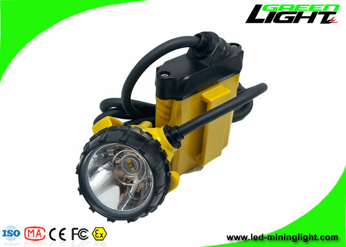 IP68防水束ねられたLED鉱山の帽子ランプ25000ルクスの地下鉱山のための再充電可能なヘッドライト10400MAhサムスン電池