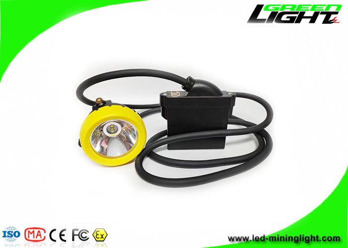 6.6Ah/7.8Ah 16hours LED 鉱夫の帽子ランプ再充電可能な 10000 ルクスの防爆