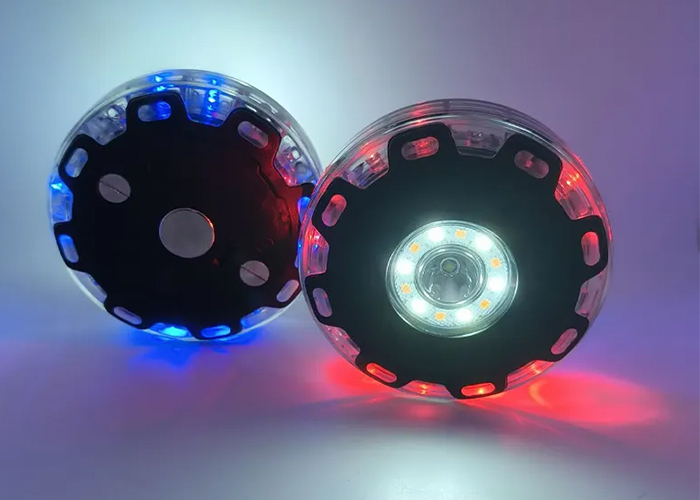 トラックトレーラー車両機器道路安全LED作業灯用マルチモードLED警告灯フラッシュビーコン