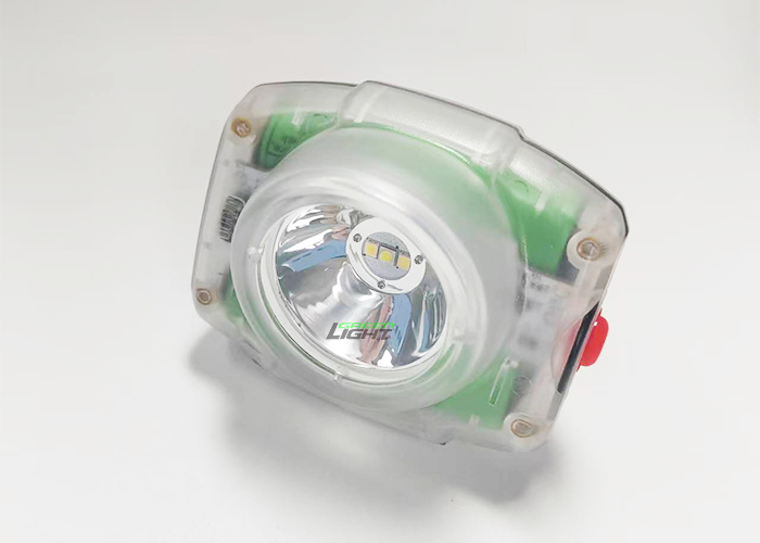 199g コンパクトサイズ 防水 LED ヘルメットランプ 鉱山用ヘッドランプ 23000lux 4.4W 強力な鉱山用ライト