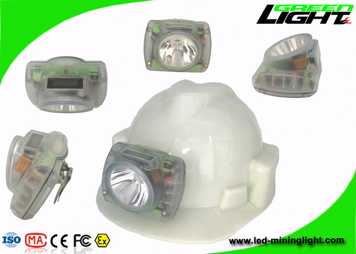 軽量の石炭LED鉱山ライト小型13000lux強い明るさのPC材料