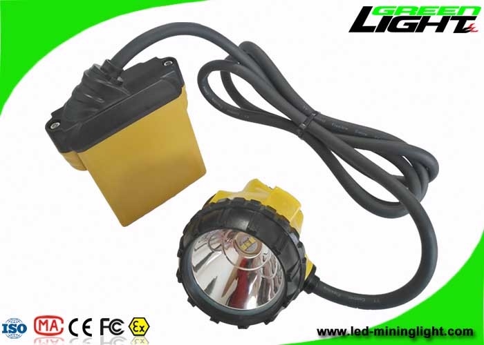 高いビーム束ねられたLED鉱山ライト10.4Ahサムスン電池25000Lux IP68は防水する