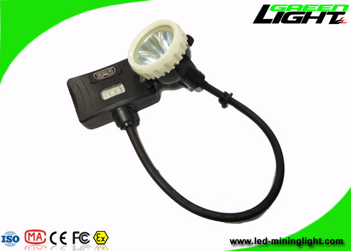 5.2Ah LED鉱山の帽子は安全ロープが付いている10000lux明るさの高いビームIP68をつける
