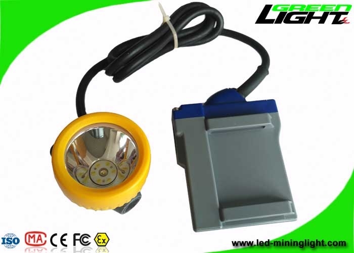 16hrs長いつく時間のヘルメット ライト15000luxを採鉱する6.6Ah充電電池