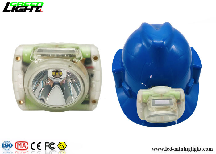 3.7V 1.78W 13000lux軽量の再充電可能な抗夫の安全コードレス帽子ランプ