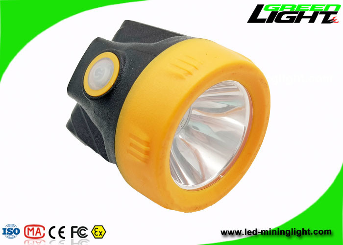 USBの充電器が付いている軽量1.1W 143lumコードレスLEDのヘルメット ライト3.8AH