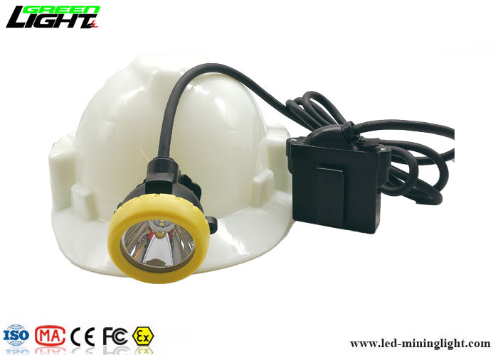 ATEX KL5LM 6.6Ah 216lum LED抗夫の帽子ランプ3.7Vは導かれたヘルメット ランプを束ねた