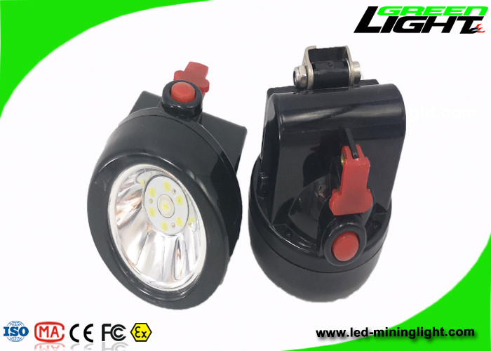 0.65W 4000Lux 携帯用コードレス帽子ランプの再充電可能なリチウム イオン小型ヘルメットのヘッドライト
