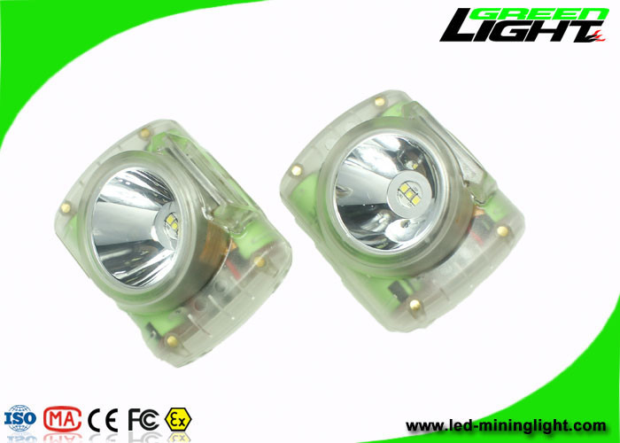 232lum 13000 ルクス地下 LED マイニング ヘッドランプ 480mA 6.8Ah USB 充電器付き充電式ヘッドライト