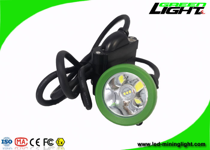 10000Lux採鉱のために満たす再充電可能な導かれた抗夫のヘッドライトのABS 216lum 7.8Ah磁気USB