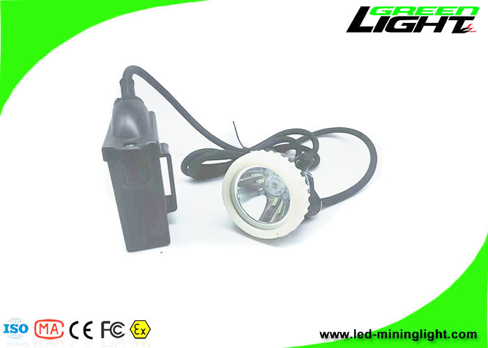 防水10000Lux LED鉱夫の帽子ランプの再充電可能なリチウム電池1.67W 6600mAhのABS PC
