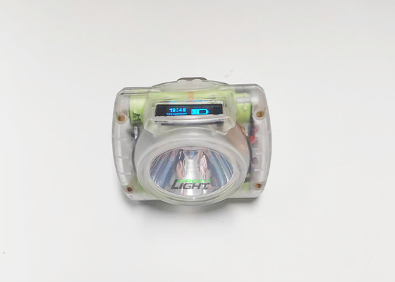 耐衝撃性OLEDスクリーン コードレスLEDヘルメットランプ 7AH 15000lux 炭鉱用ライト IP68防水